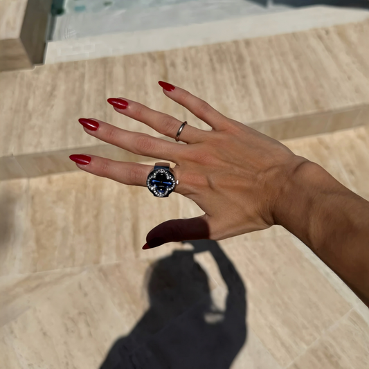 Silver Van Cleef Ring | Bleu