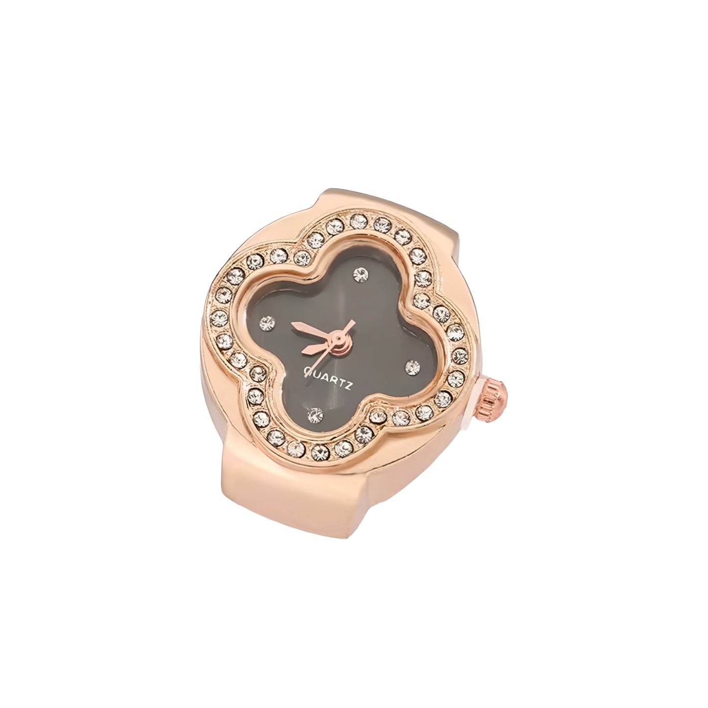 Rose gold Van Cleef Ring | Black