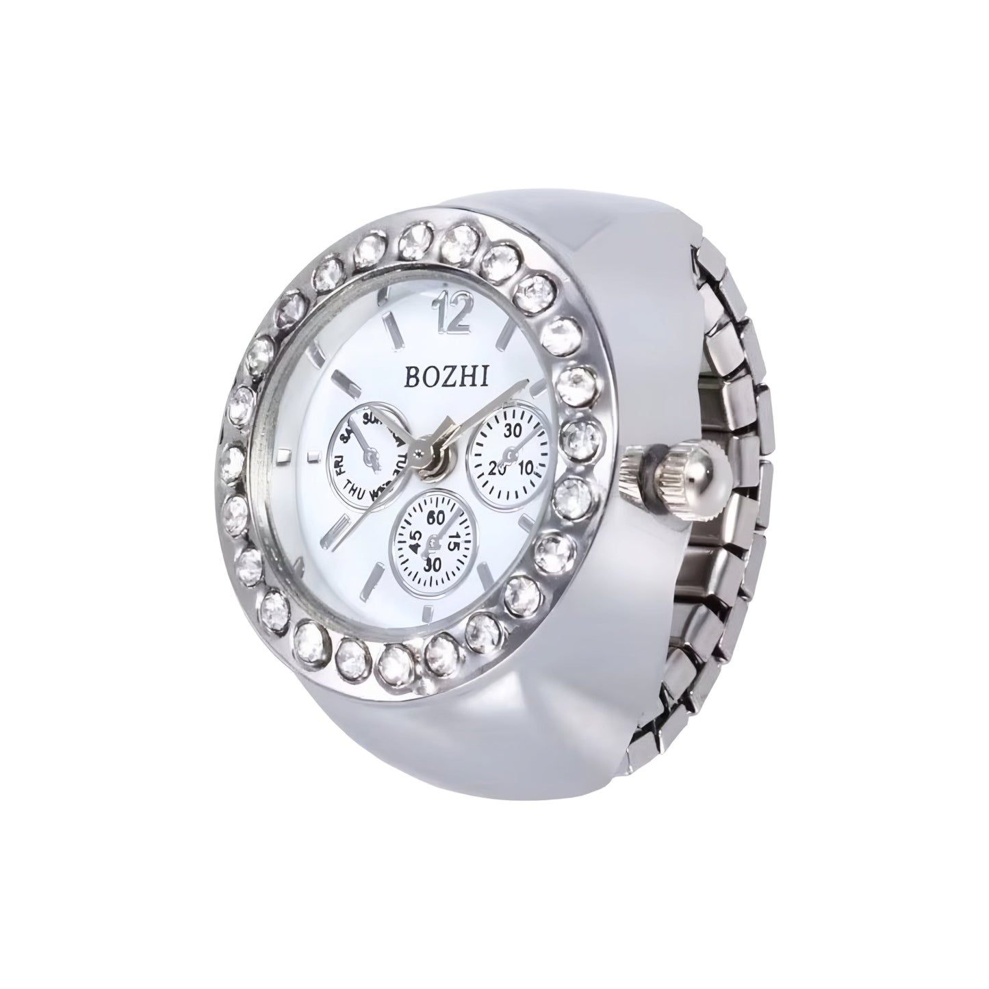 Silver Gomia Ring | White