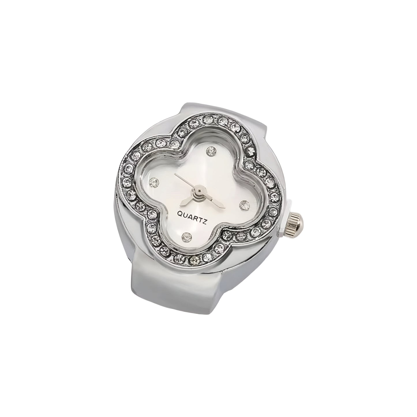 Silver Van Cleef Ring | White
