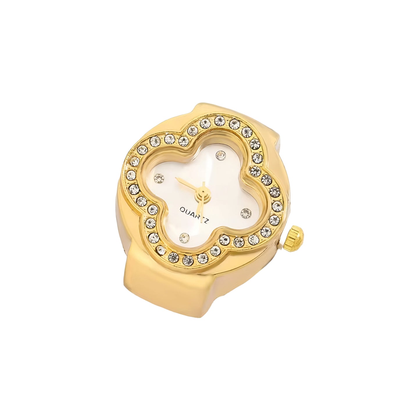 Gold Van Cleef Ring | White