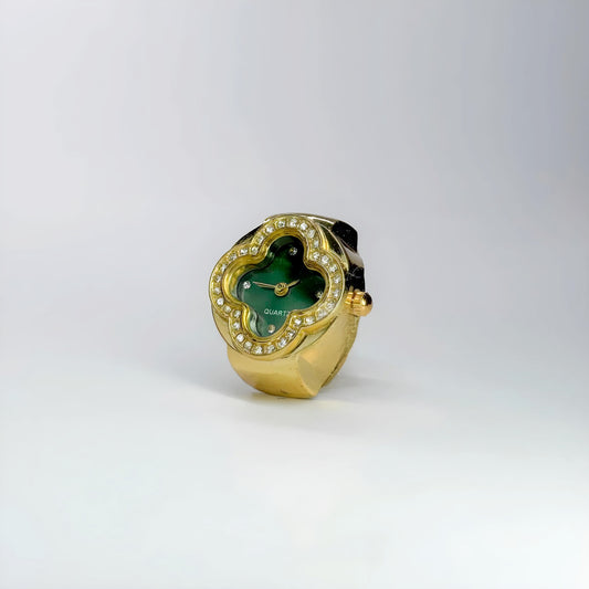 Gold Van Cleef Ring | Green