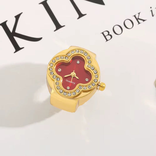 Gold Van Cleef Ring | Red