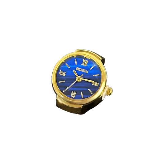 Gold Roman Chrono Ring | Bleu