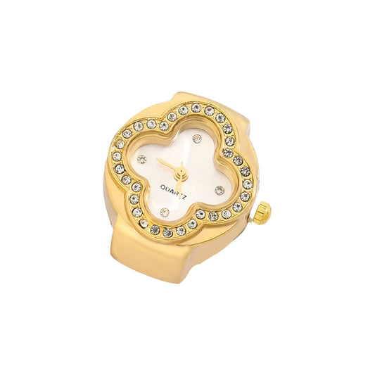 Gold Van Cleef Ring | White